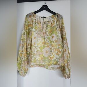 Floral Chiffon Blouse